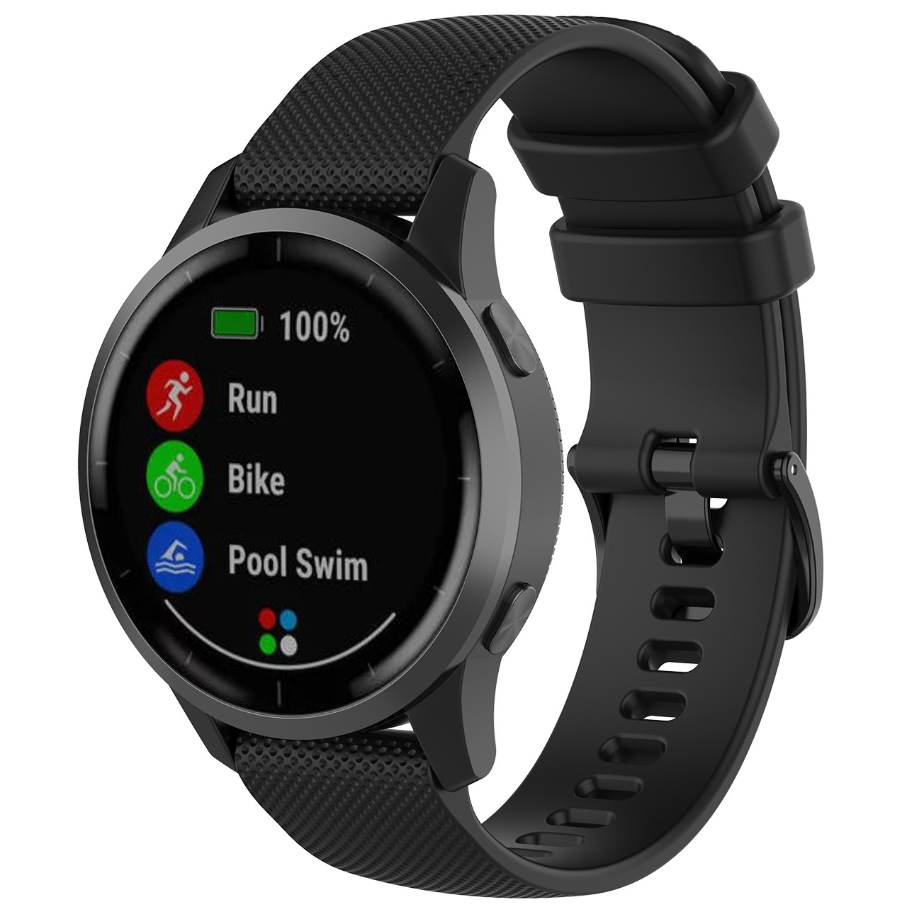 Bracelet sport boucle Huawei Watch GT - noir