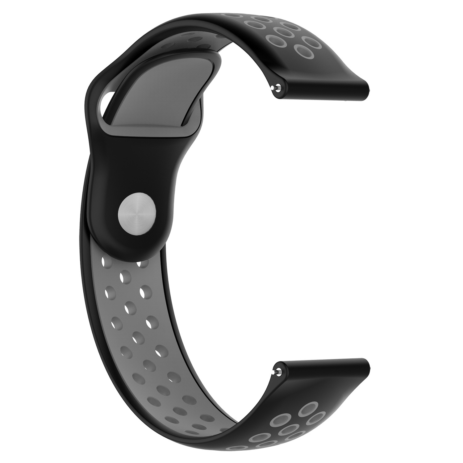 Bracelet sport double Samsung Galaxy Watch - noir gris
