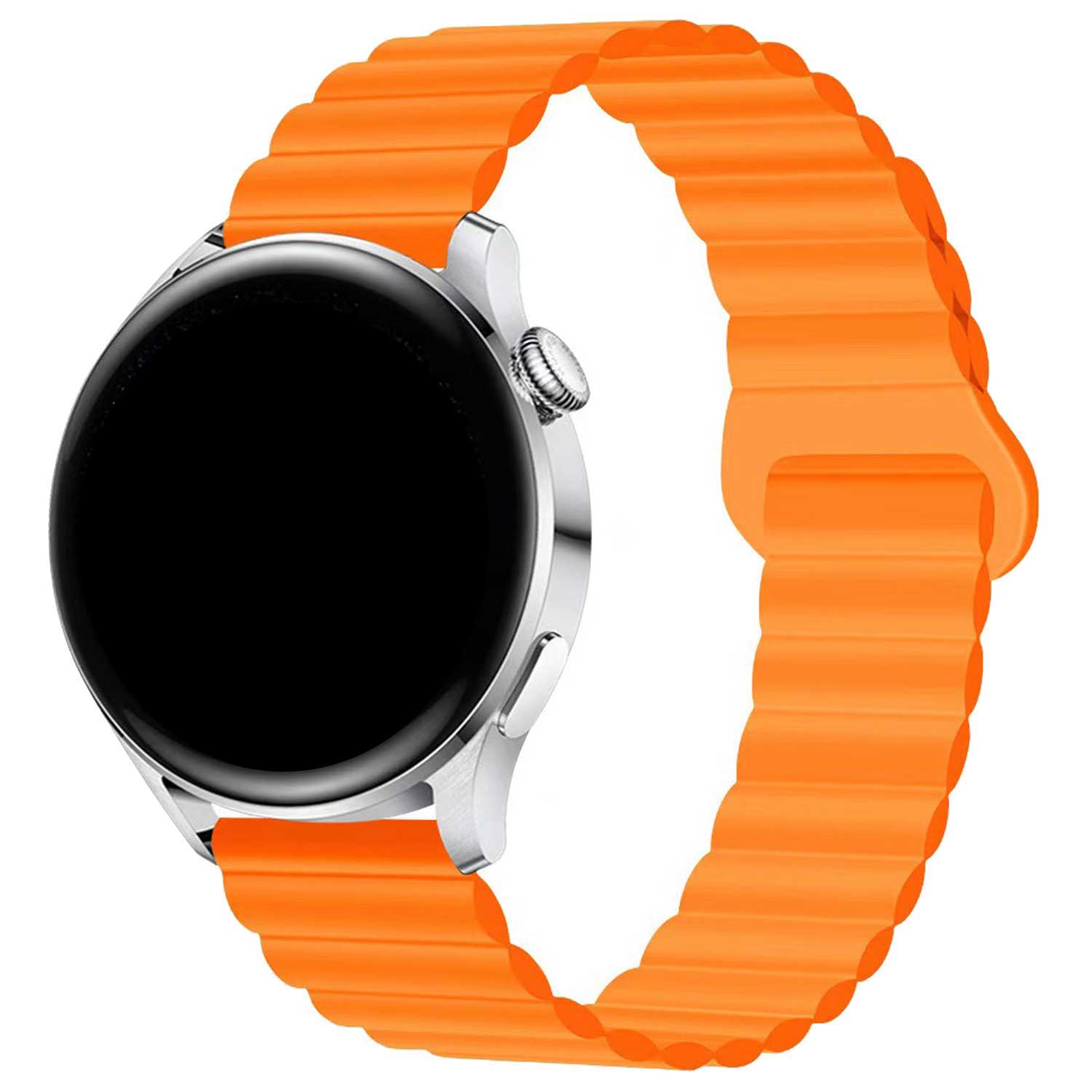 Bracelet magnétique en silicone Samsung Galaxy Watch 5 - orange