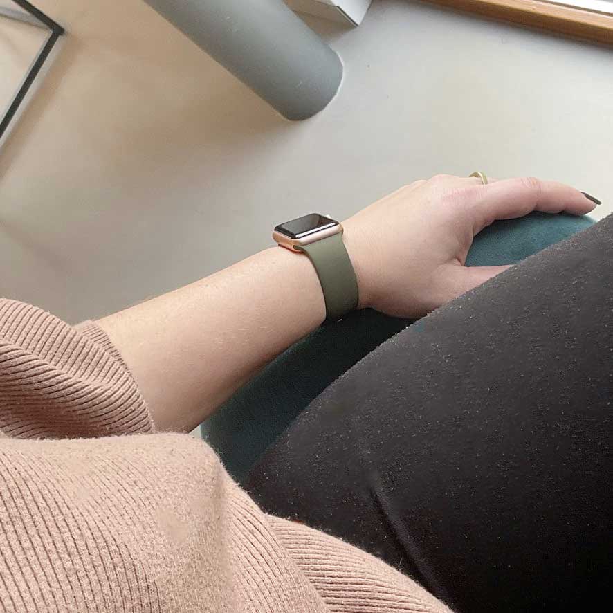 Bracelet sport Apple Watch - olive foncé