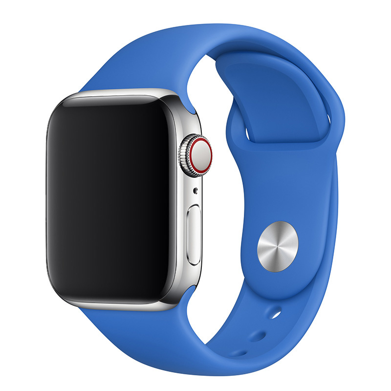 Bracelet sport Apple Watch - bleu capri