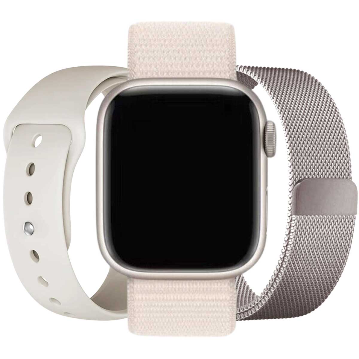 Lumière stellaire Apple Watch pack avantage - 3x