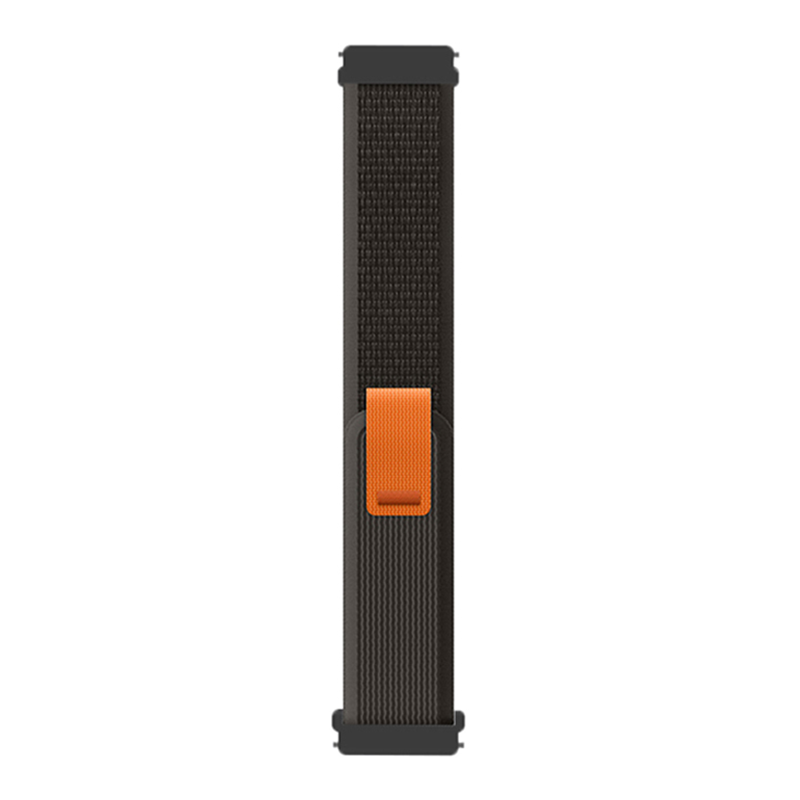 Bracelet Boucle Trail en nylon Polar - noir gris