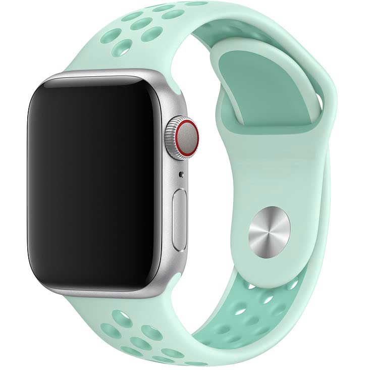 Bracelet sport double Apple Watch - teinte sarcelle tropical twist