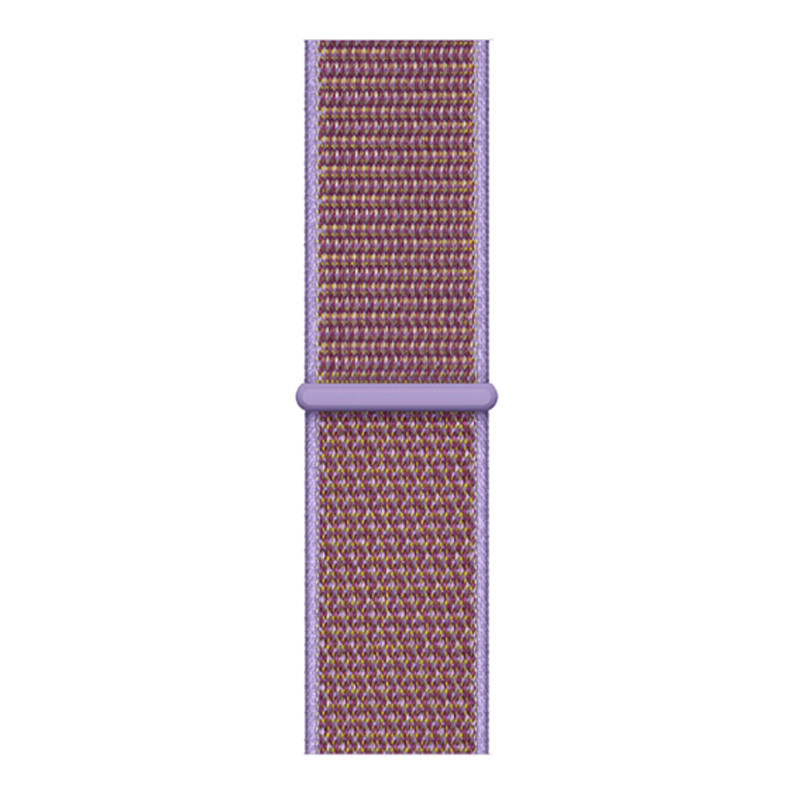Bracelet boucle sport en nylon Apple Watch sportif - lilas