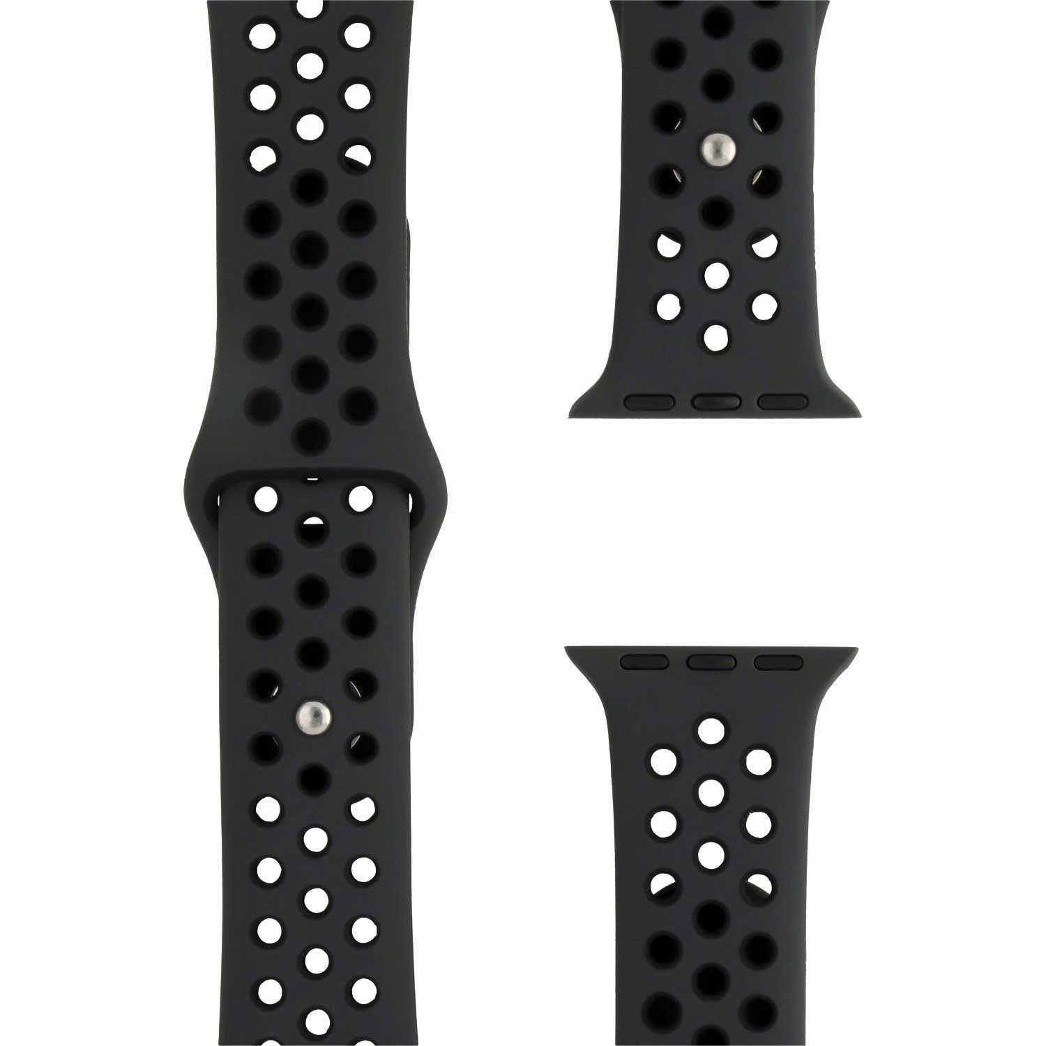 Bracelet sport double Apple Watch - brun noir