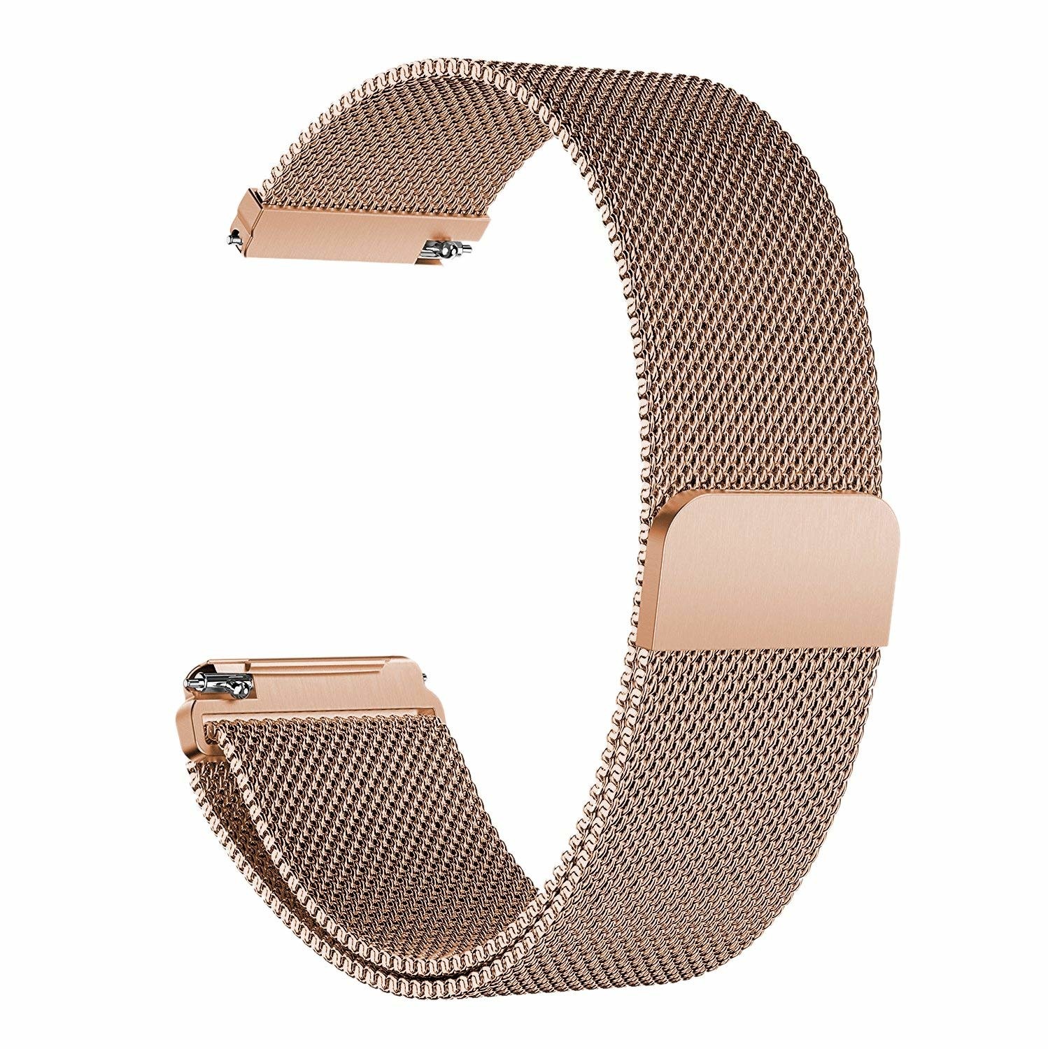 Bracelet milanais Fitbit Versa - or rose