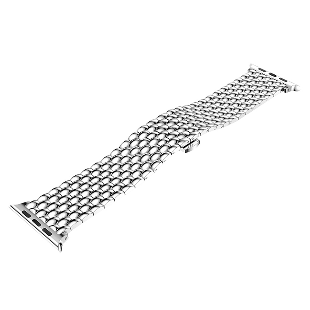Bracelet acier dragon Apple Watch - argent