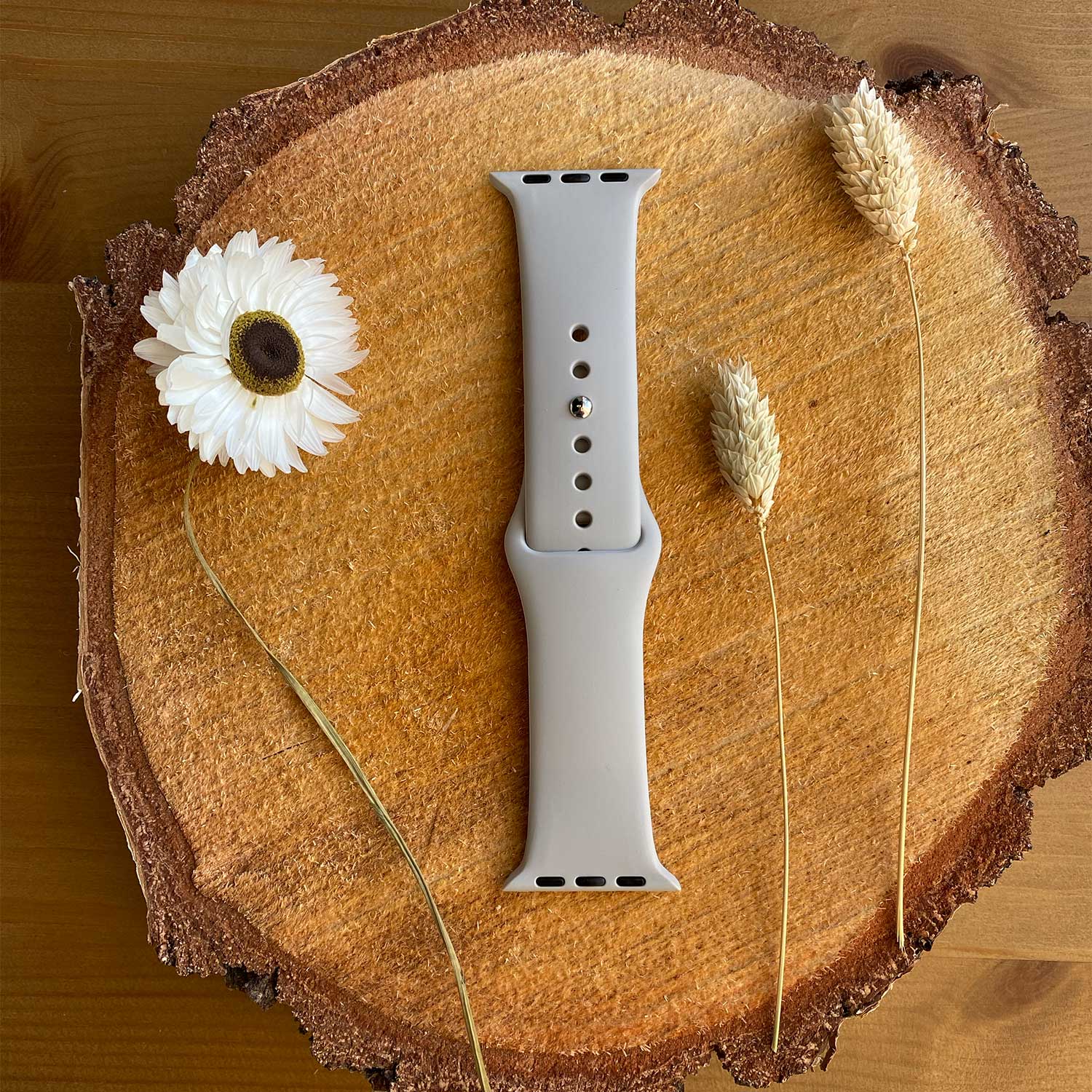 Bracelet sport Apple Watch - brun pierre