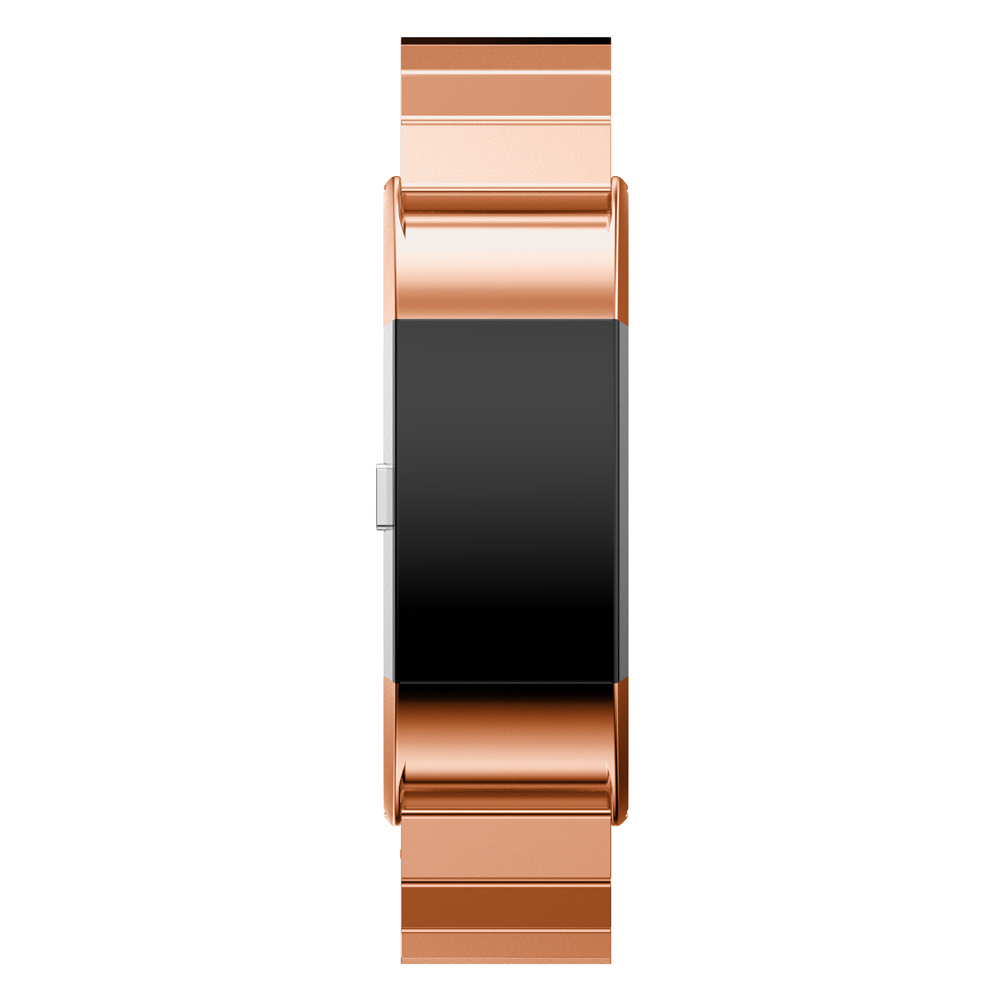 Bracelet acier maillons Fitbit Charge 2 - or rose