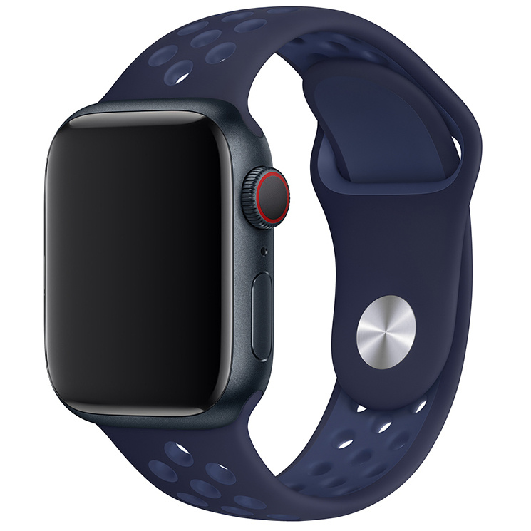 Bracelet sport double Apple Watch - marine de minuit