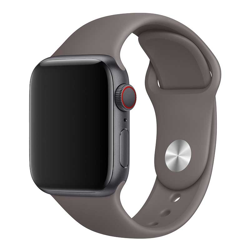 Bracelet sport Apple Watch - gris côtier