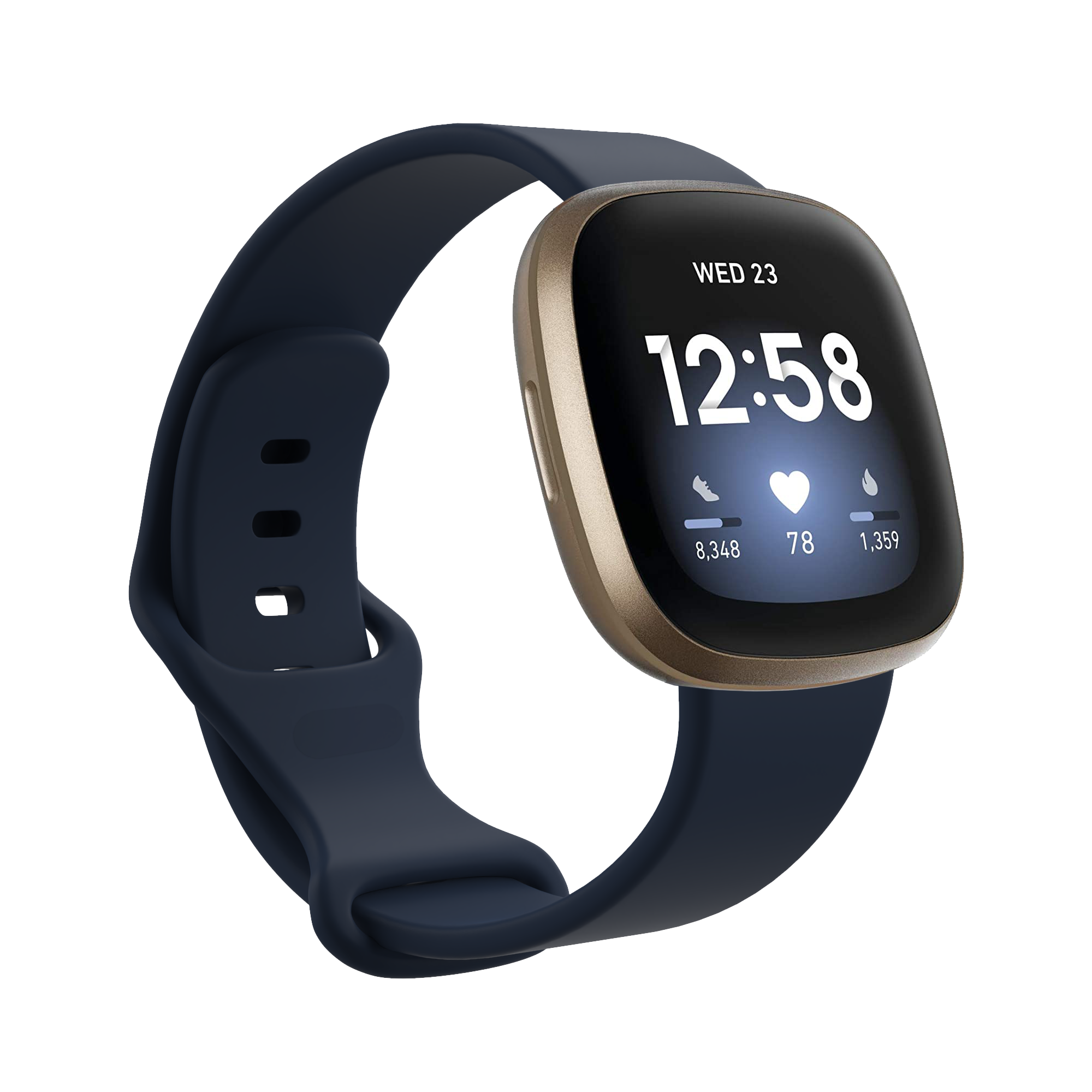 Bracelet sport Fitbit Versa 3 / Sense - bleu marine