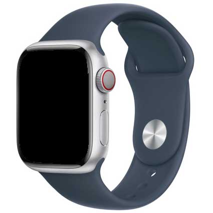 Bracelet sport Apple Watch - bleu orage