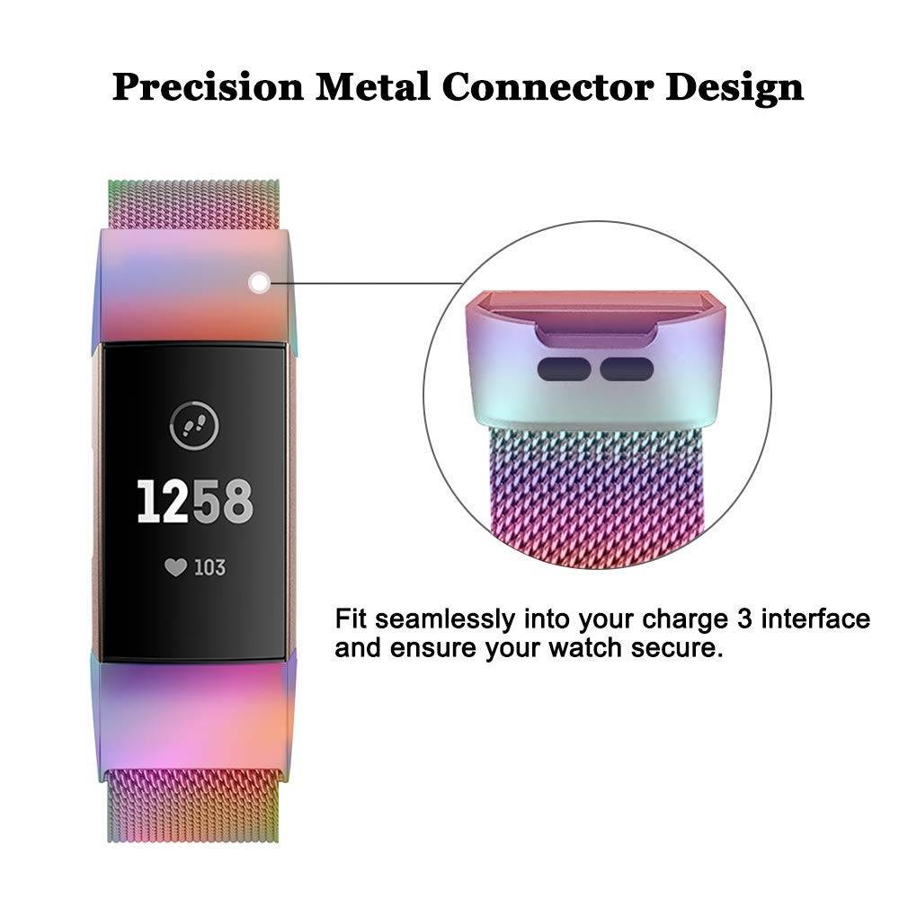 Bracelet milanais Fitbit Charge 3 & 4 - coloré
