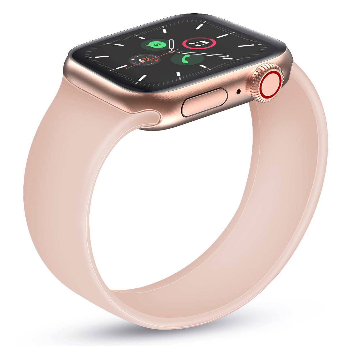 Bracelet sport Boucle unique Apple Watch - sable rose