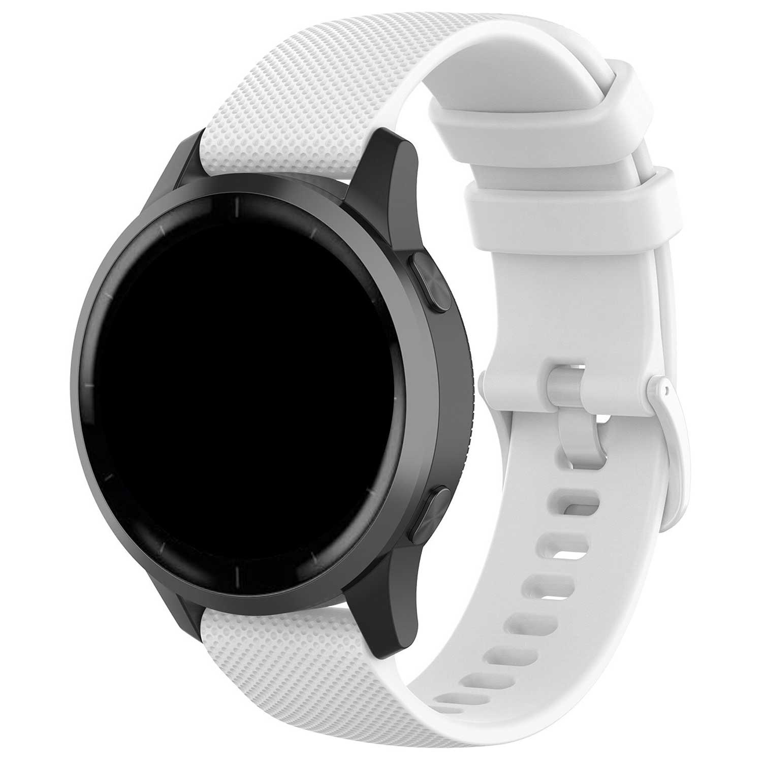 Bracelet silicone à boucle Samsung Galaxy Watch 7 - blanc
