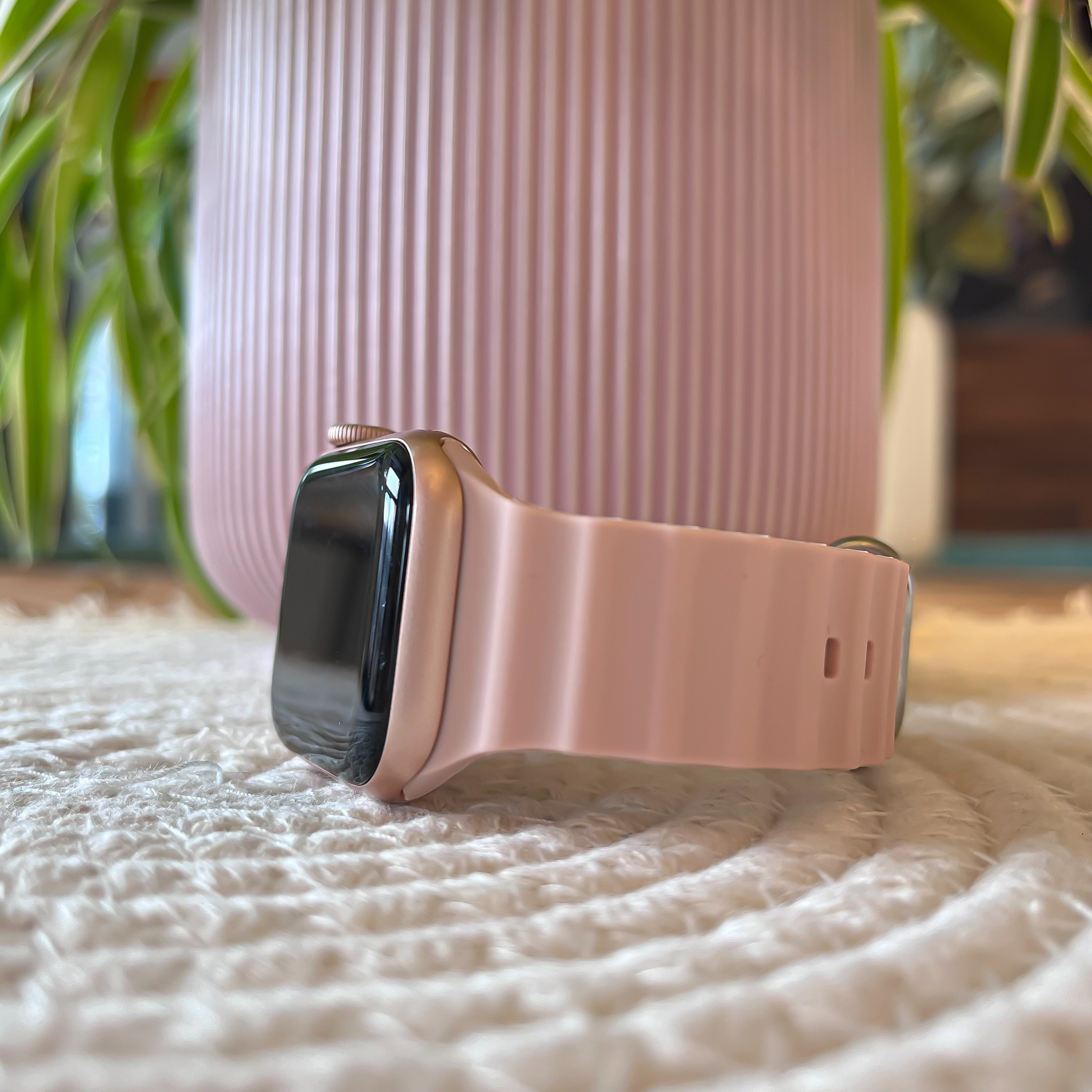 Bracelet sport Océan Apple Watch - sable rose