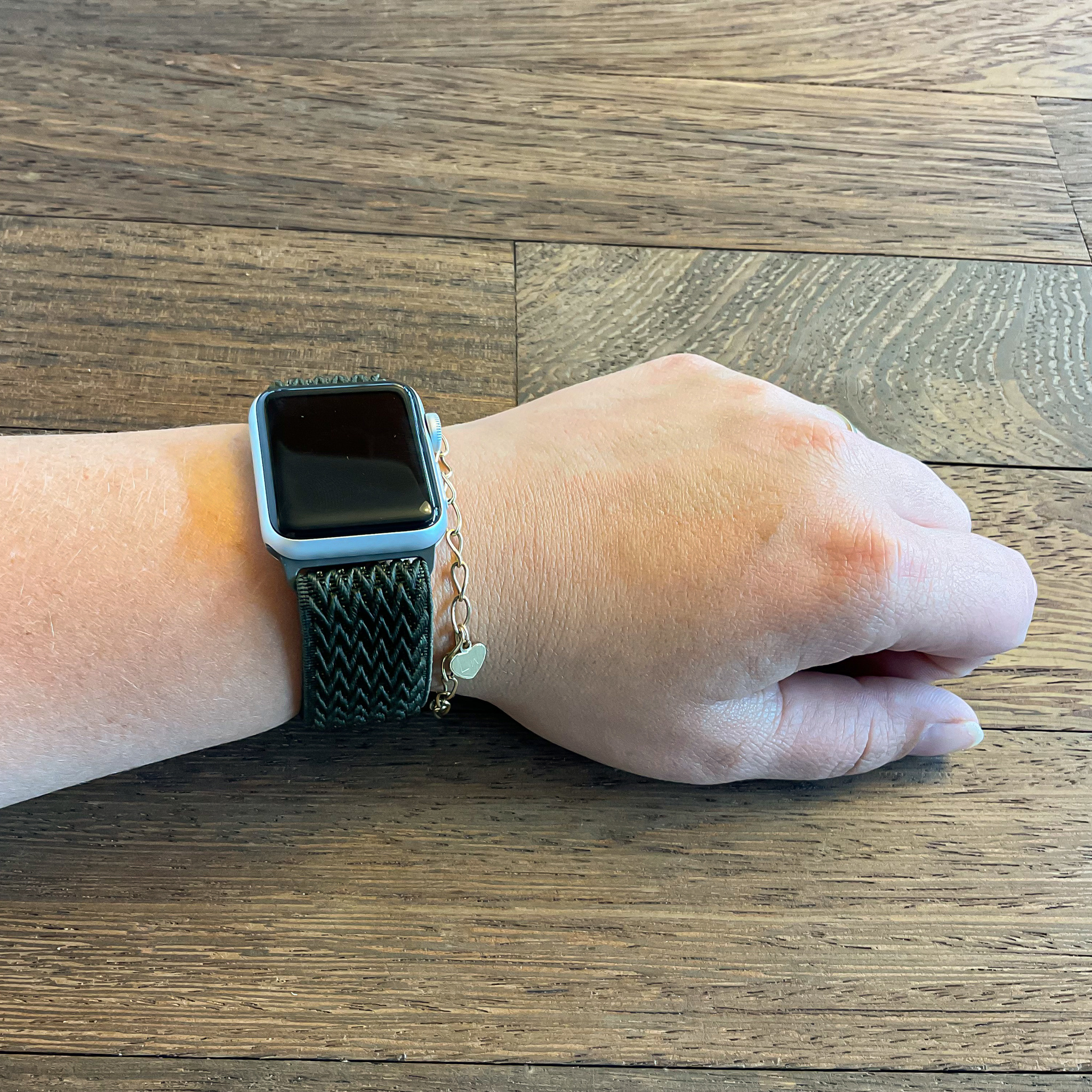 Bracelet nylon solo Apple Watch - vert armée