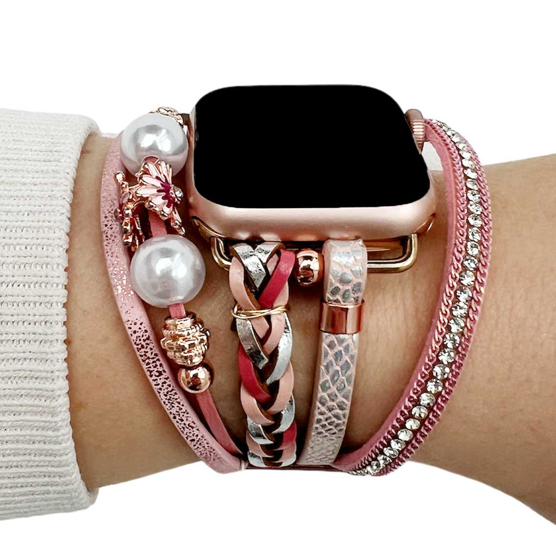 Bracelet à bijoux Apple Watch – Liz rose
