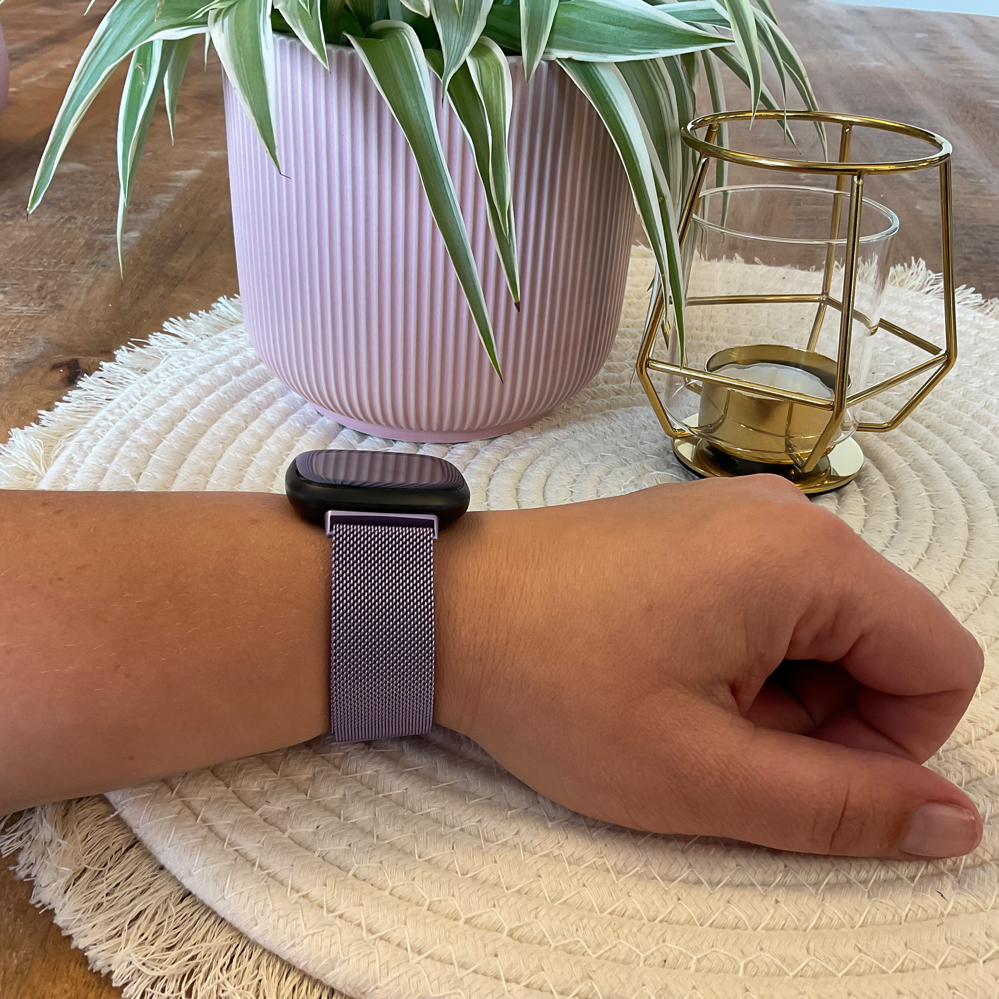 Bracelet milanais Fitbit Versa 3 / Sense - lavande