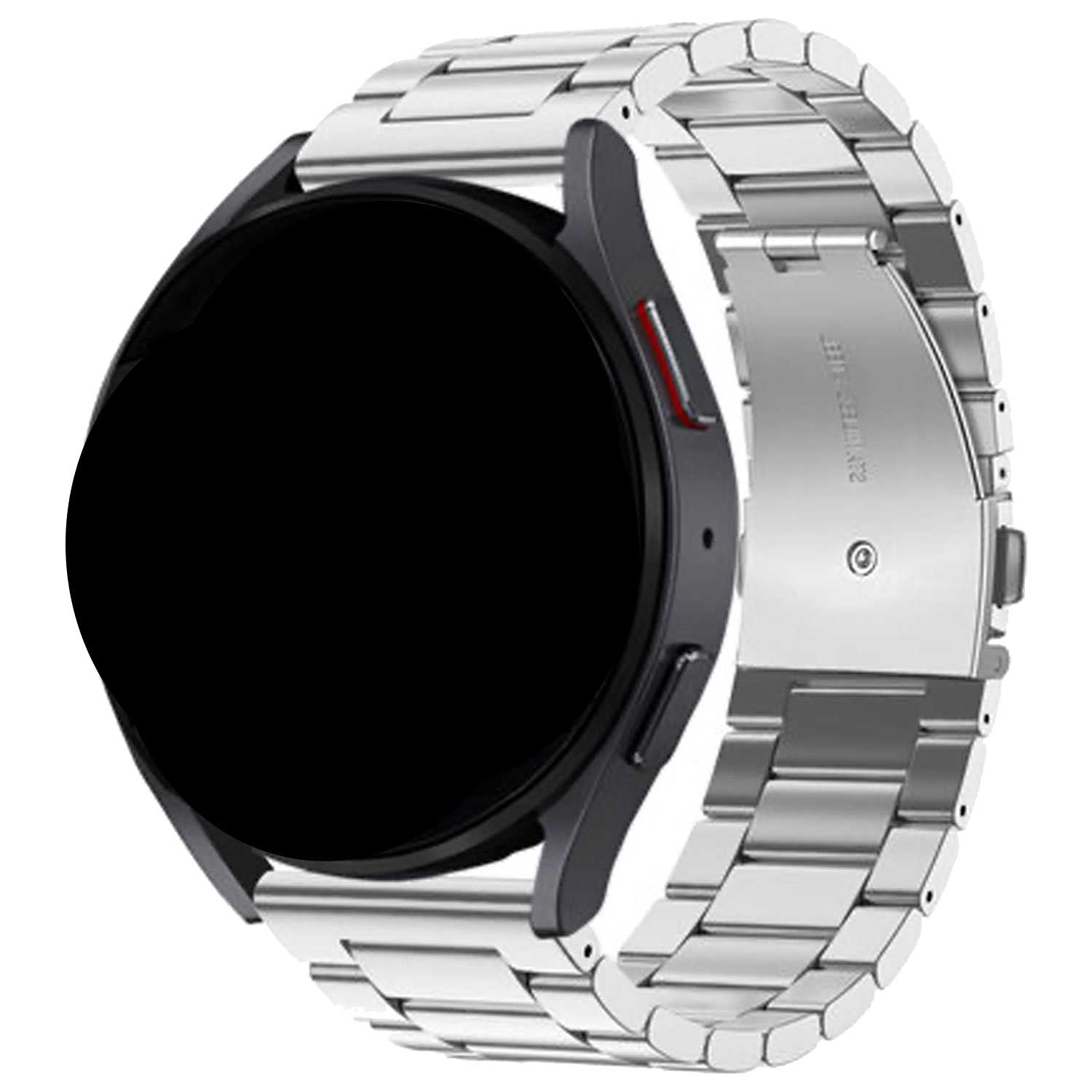 Bracelet acier à maillons perlés Samsung Galaxy Watch 6 - argent