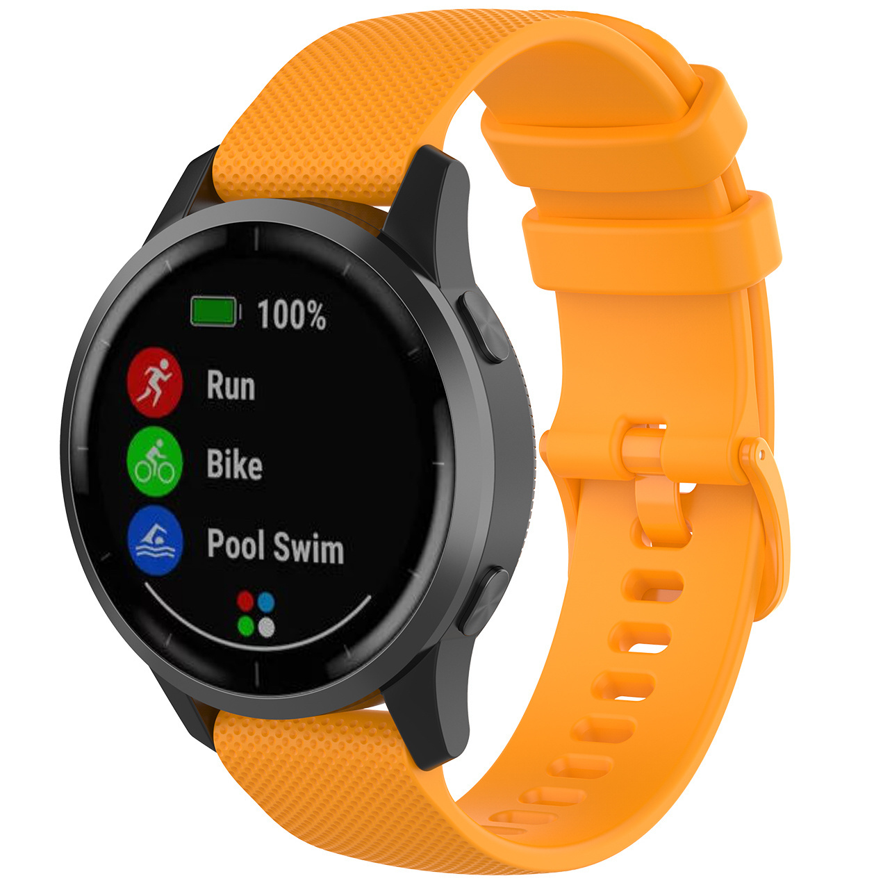 Bracelet sport boucle Huawei Watch GT orange