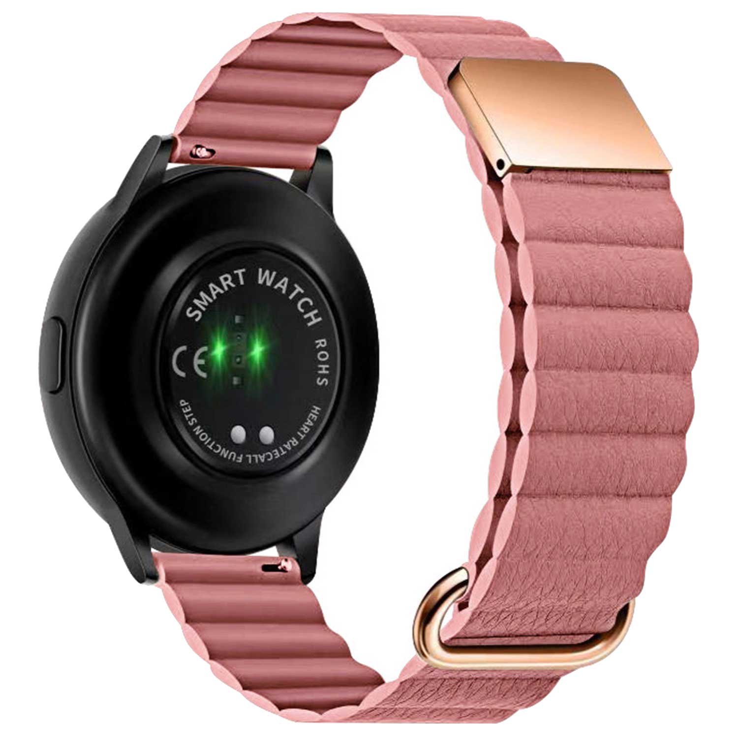 Bracelet en cuir magnétique Samsung Galaxy Watch 7 - rose