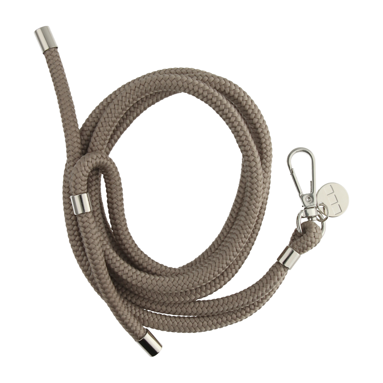 Cordon téléphone Longa - beige - argent